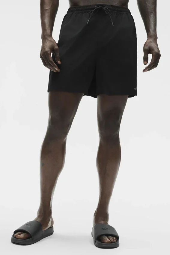 7" High Tide Shorts – Schwarz