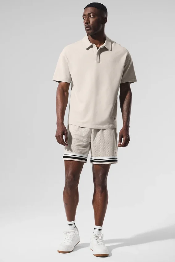 7" Key Mesh Basketball-Shorts – Bone
