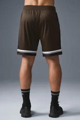 7″ Key Mesh Basketball-Shorts – Espresso