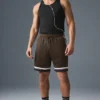 7" Key Mesh Basketball-Shorts – Espresso