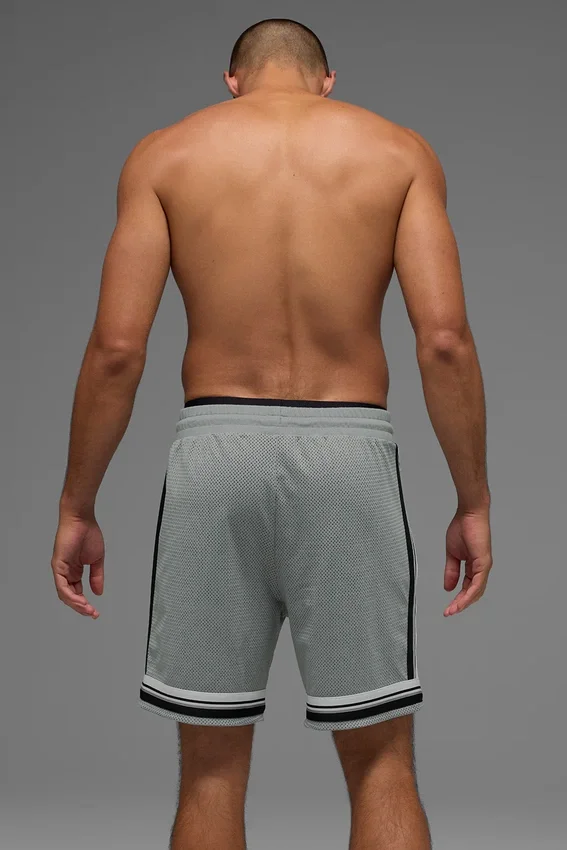 7" Key Mesh Basketball-Shorts – Lunar Grey