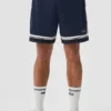 7" Key Mesh Basketball-Shorts – Marineblau