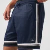 7" Key Mesh Basketball-Shorts – Marineblau