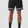 7" Key Mesh Basketball-Shorts – Schwarz