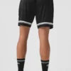 7" Key Mesh Basketball-Shorts – Schwarz