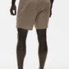 7" Leinen-Jersey-Shorts „Coastal“ – Gravel