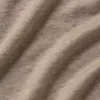 Leinen-Jersey-Hemd „Coastal“ mit Langarmshirts und Knopfleiste – Gravel