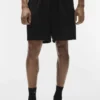 7" Linen Days Shorts – Schwarz