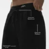 7" Linen Days Shorts – Schwarz