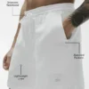 7" Linen Days Shorts – Weiß