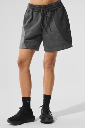 7" Make Waves Shorts – Dunkelgrau meliert