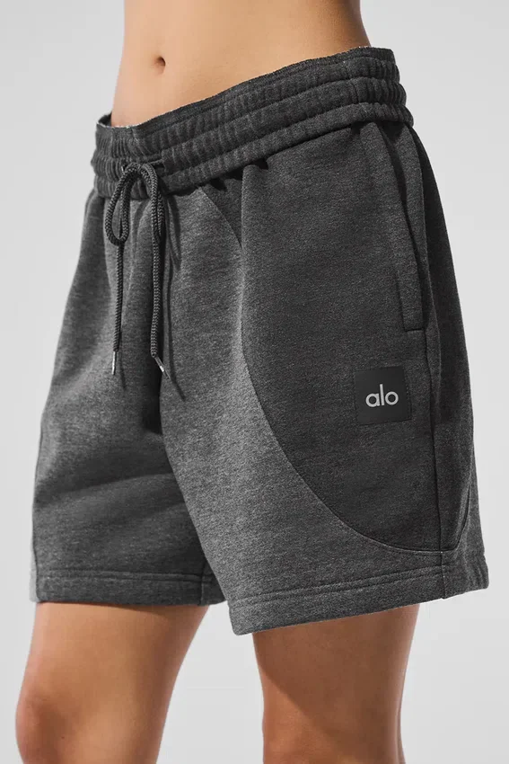7" Make Waves Shorts – Dunkelgrau meliert