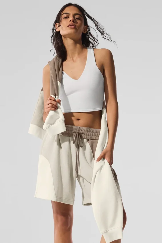 7" Make Waves Shorts – Elfenbein/Beige/Kies