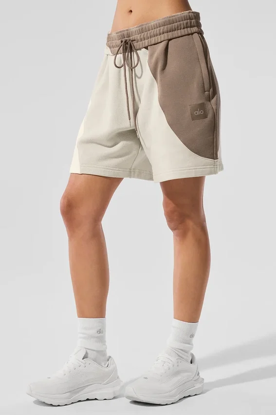 7" Make Waves Shorts – Elfenbein/Beige/Kies