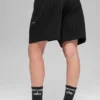 7"-Nadelstreifen-Shorts – Schwarze Nadelstreifen