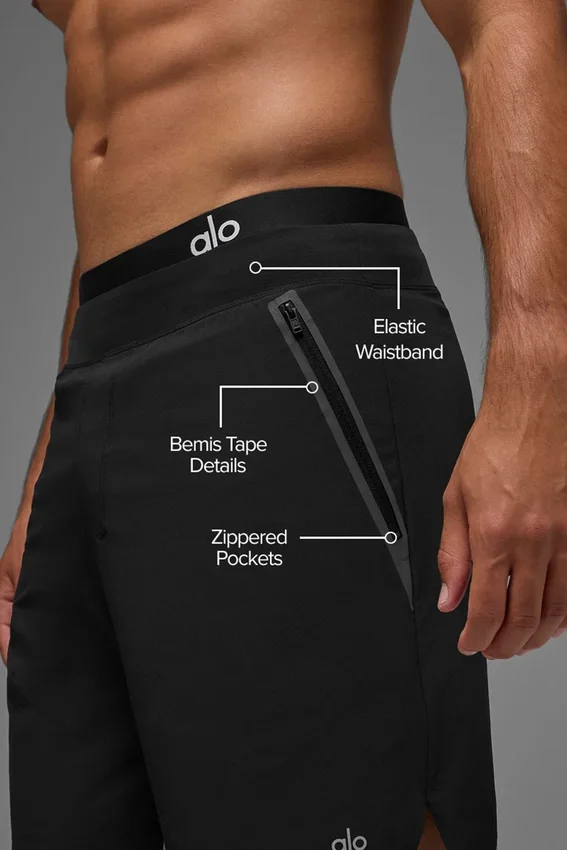 7" Repetition Pro Shorts – Schwarz