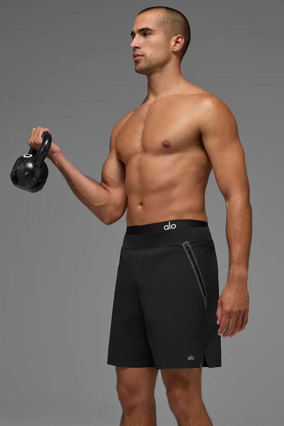 7" Repetition Pro Shorts – Schwarz