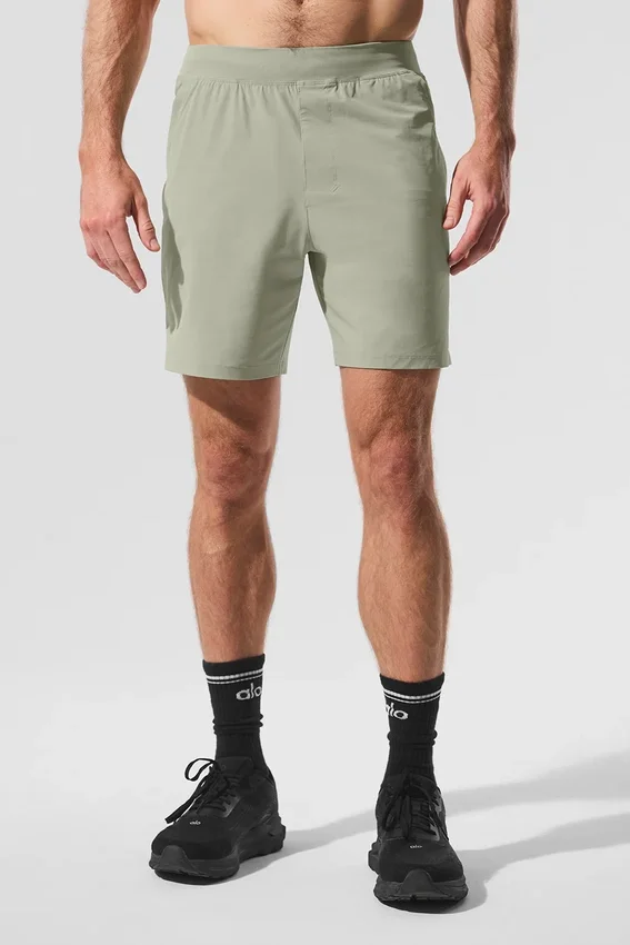 7" Repetition Shorts – Limestone