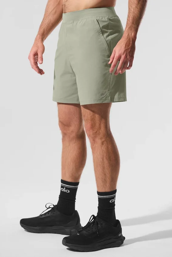 7" Repetition Shorts – Limestone