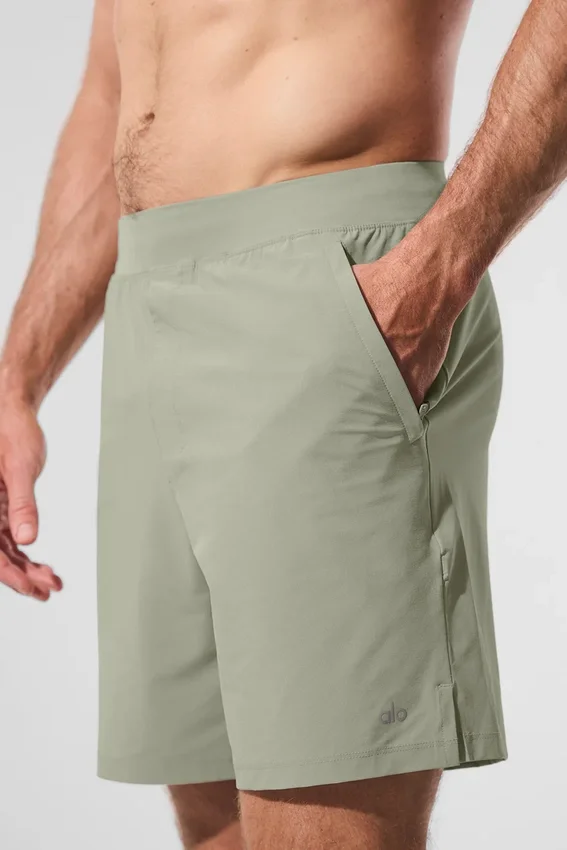 7" Repetition Shorts – Limestone