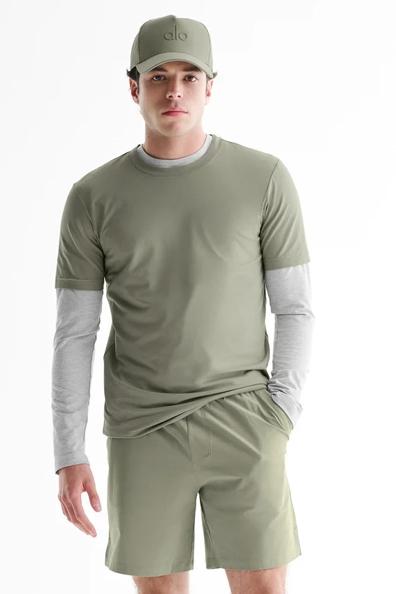 7" Repetition Shorts – Limestone
