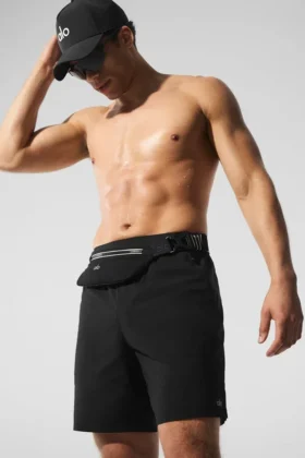 7" Repetition Shorts – Schwarz