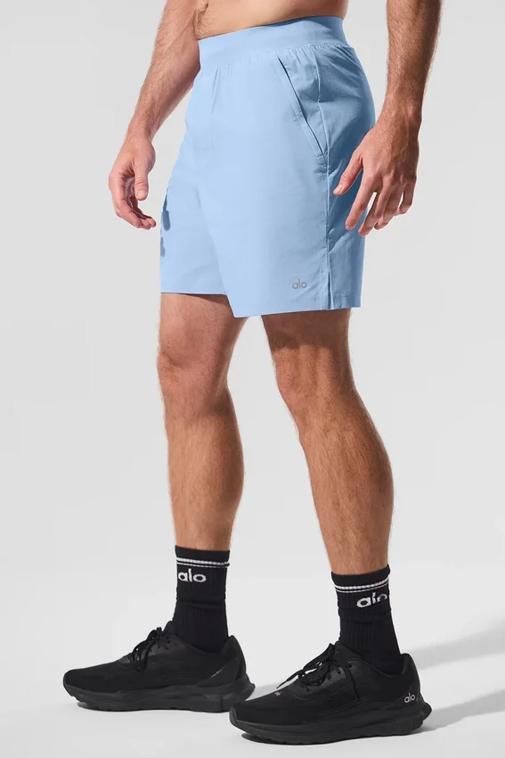 7" Repetition Shorts – Seashell Blue
