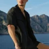 7" Satin Horizon Shorts – Schwarz