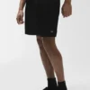 7" Satin Horizon Shorts – Schwarz