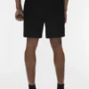 7" Satin Horizon Shorts – Schwarz