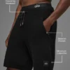 7" Sports Club Pullover Knit Short – Schwarz