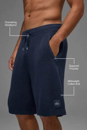 7″ Sports Club Pullover Knit Shorts – Marineblau