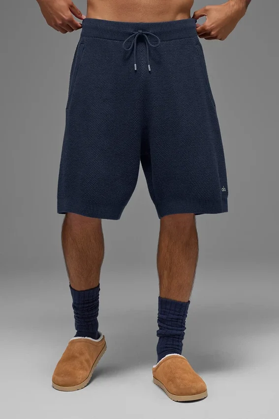 7" Sports Club Pullover Knit Shorts – Marineblau