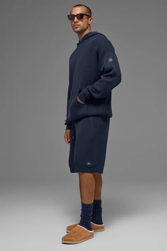 7" Sports Club Pullover Knit Shorts – Marineblau