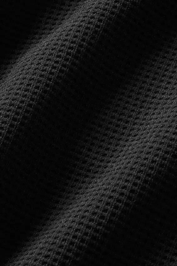 7" Waffle Lounge-Shorts – Black