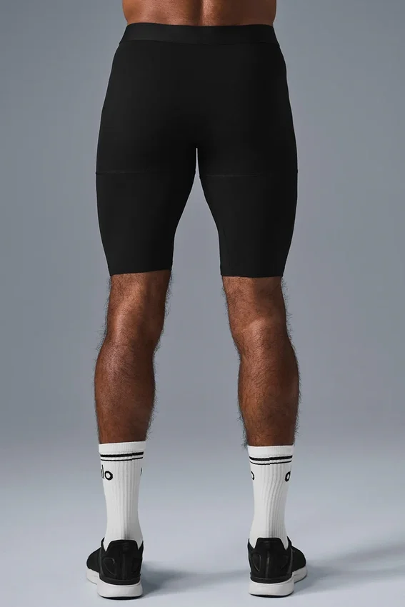9" Flight Compression-Shorts – Schwarz