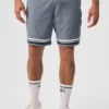 9" Traction Arena Shorts – Stahlgrau