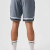 9" Traction Arena Shorts – Stahlgrau