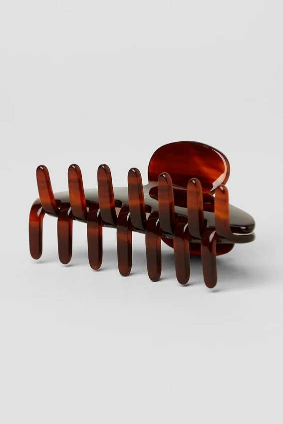 90'S Claw Clip – Braun-Schildpatt