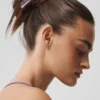90er-Jahre-Haarklammer – Plum Kiss, transparent