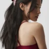90er-Jahre-Haarklammer – Summer Romance Red
