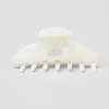 90er-Jahre-Haarklammer – White Pearl