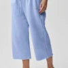 Accolade Cutoff-Jogginghose – Hellblau