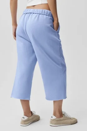 Accolade Cutoff-Jogginghose – Hellblau