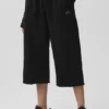 Accolade Cutoff-Jogginghose – Schwarz