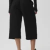 Accolade Cutoff-Jogginghose – Schwarz