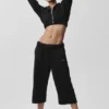 Accolade Cutoff-Jogginghose – Schwarz