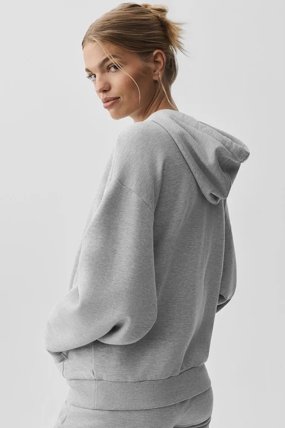 Accolade Full-Zip-Hoodie – Athletic Heather Grey