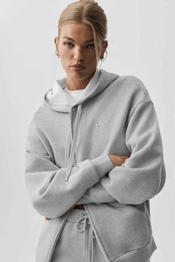 Accolade Full-Zip-Hoodie – Athletic Heather Grey