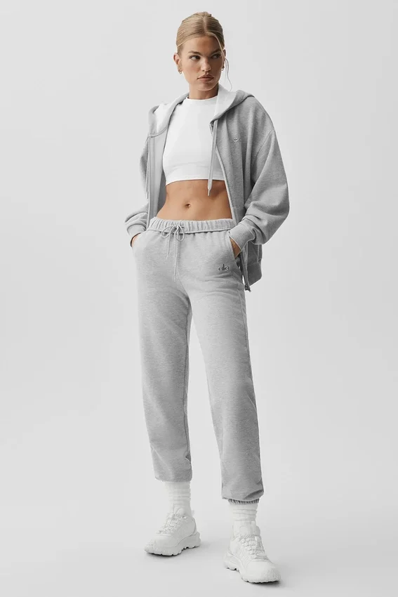 Accolade Full-Zip-Hoodie – Athletic Heather Grey